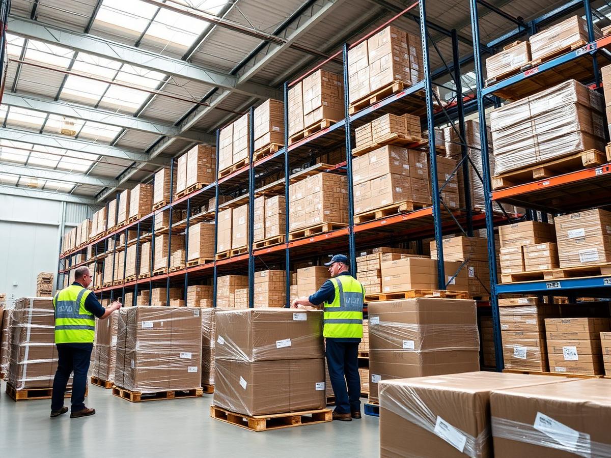 Snatex warehouse operations in the West Midlands